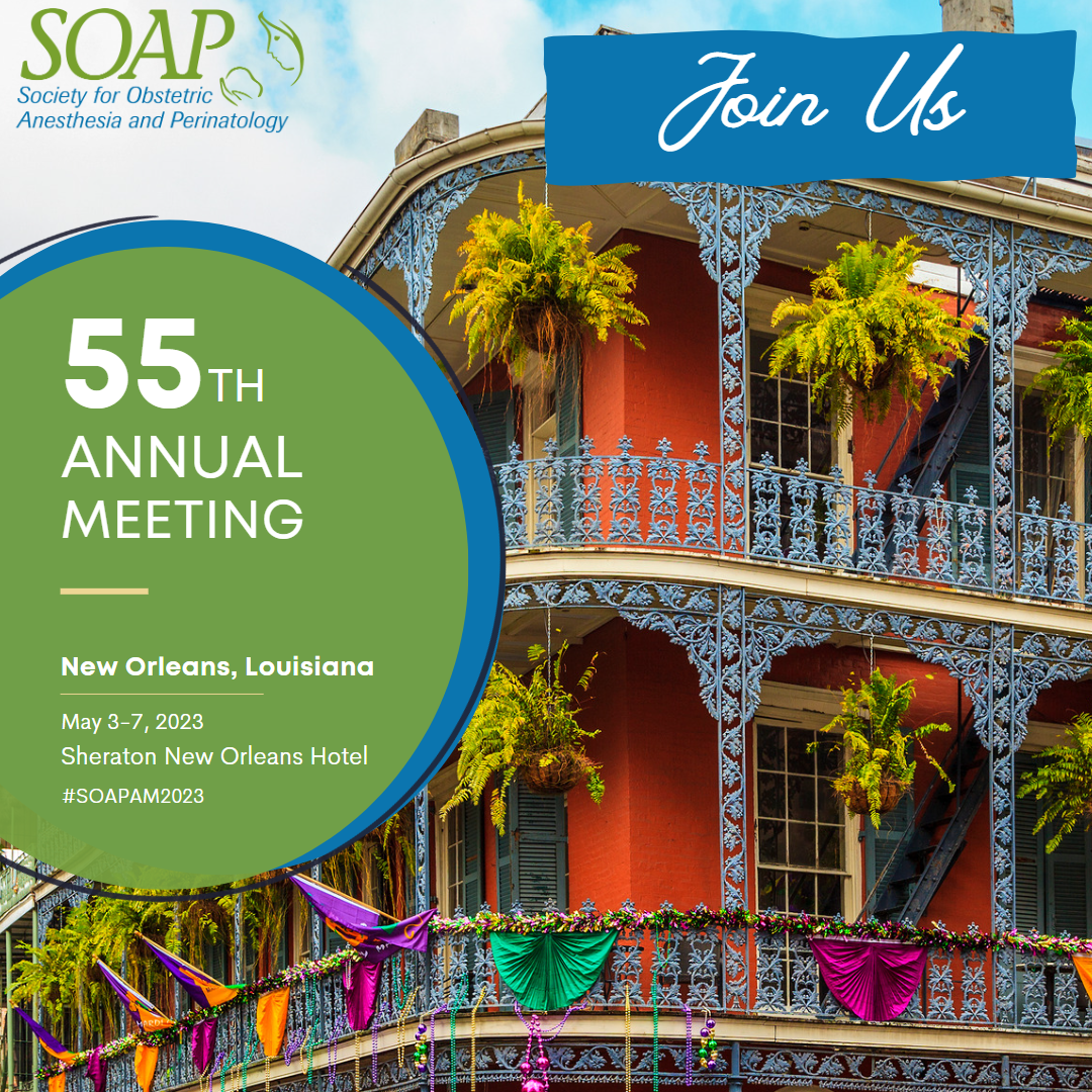 Join us at the 2023 SOAP Annual Meeting!